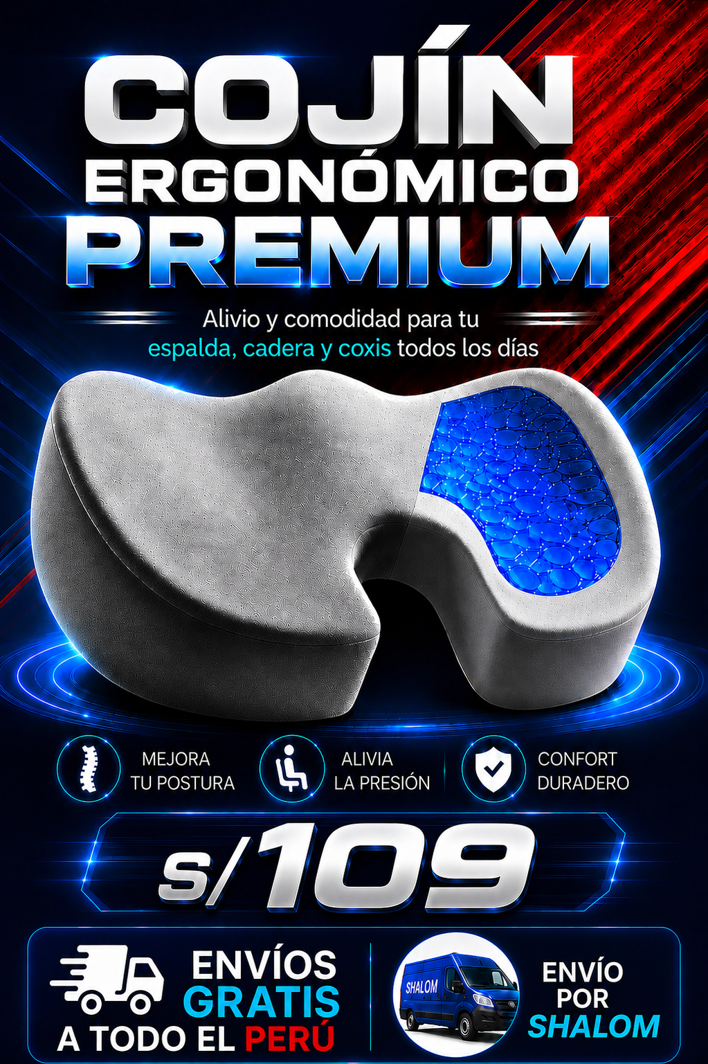Cojin Ergonomico Premium